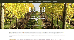 Desktop Screenshot of burrvineyards.com